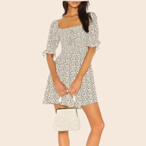 Faithfull The Brand Beldhi Floral Mini Dress Size 6